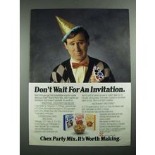 1987 Ralson Chex Cereal Ad - Don't Wait For An Invitation