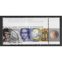 GER 2007 55c '50TH ANN OF THE BUNDESBANK' FINE USED (EBID57-076)