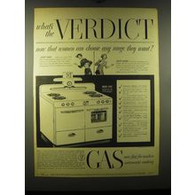 1948 American Gas Association Ad - Magic Chef Range