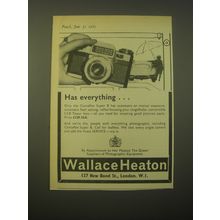 1965 Wallace Heaton Zeiss Contaflex Super B Camera Advertisement