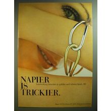 1974 Napier Jewelry Ad - Napier is Trickier