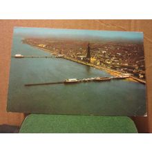 AERIAL VIEW, , BLACKPOOL, LANCASHIRE. unused postcard PT18742