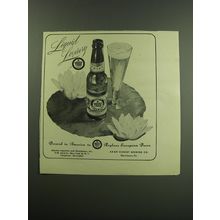 1949 Prior Beer Ad - Liquid Luxury