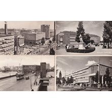 Rotterdam Coolsingel 4x Real Photo Postcard s
