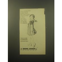 1959 Georg Jensen Children's Fashion Ad - Two-in-one classroom convertible
