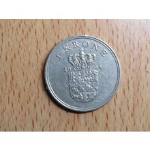 Denmark 1968 1 Krone Coin