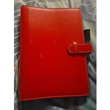 debden red cover day planner organiser never used