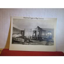 HOTEL DU CYGNE ET RIGI, LUCERNE, SWITZERLAND unused vintage postcard =