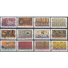France 2011 Michel 5027I - 5038I O Cote (2015) 7.20 € Tissus monde Cachet rond