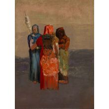 Odilon Redon - The Three Fates Poster Canvas Movie Film Print A0 A1 A2 A3 A4 A5
