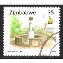 ZIMBABWE 1995: THE TOPOSCOPE - $5 USED (G19)