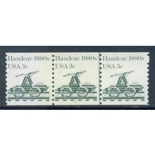 1898 3c Handcar Fine MNH Dry Gum PNC 1/3 W0471