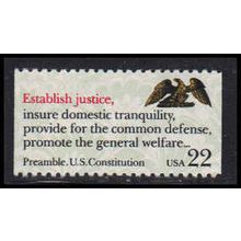 2357 22c Establish Justice Fine MNH BPS W5472