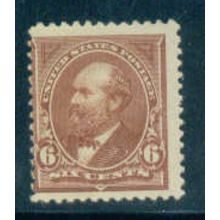 256 6c James Garfield Average MNH C1850