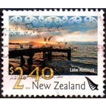 New Zealand 2010 2-40 Value. Lake Rotorua. Fine Used,
