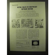1964 The Southern Company Ad - Retail Sales Outgain