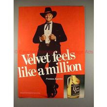 1980 Black Velvet Ad with Larry Hagman - Dallas Star!!