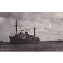 SS Accra Ship in 1959 Vintage Photo