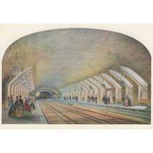 Baker Street Victorian London Tube Station Opening Postcard