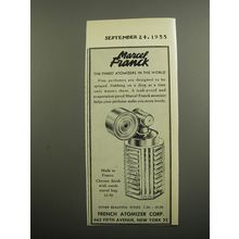 1955 Marcel Franck Atomizer Ad - The finest Atomizers in the world