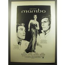 1955 Mambo Movie Ad - Robert Rossen's Mambo