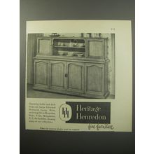 1955 Henredon Informal Provincial Buffet Ad - Heritage Henredon