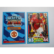 204. Eric Bailly - Manchester United - Match Attax 2017/18 Football Card EF1