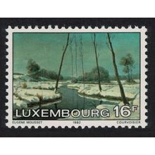 Luxembourg 'Winter Evening' by Eugene Mousset 1982 MNH SG#1084 MI#1049