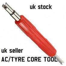 TYRE TIRE VALVE CORE REMOVER REMOVAL 2 WAY TOOL KEY CAR COMMERCIAL AGRICULTURAL
