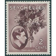 Seychelles 1938 2c purple-brown Chalk paper SG135 unused