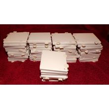SMALL 2 X 2 -47 PCS. CERAMIC/MARBLE BONE COLOR USED TITLE