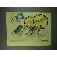 1979 Dennison Super Heroes Glue Stic Ad - Hulk +