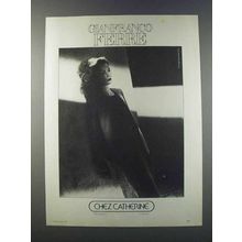 1981 Chez Catherine Gianfranco Ferre Fashion Ad