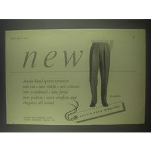 1954 Austin Reed Sports Trousers Ad - New