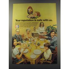 1972 Rath Canned Ham Ad - Rath. Your reputation is safe with us