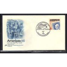 Event Cancel 05-23-86 2145 22c AMERIPEX '86 (Cachet-U/A) Box0252