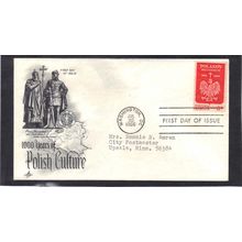 FDC Art Craft 1313 5c Polish Culture (Cachet-Typed/A) CV39290