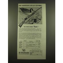 1962 Hi-Standard Supermatic Trophy Shotgun Ad - Other manufacturers ask