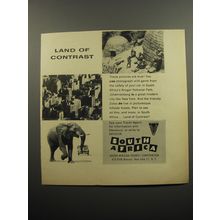 1955 South African Tourist Corporation Ad - Land of Contrast