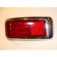 1946 1947 1948 DESOTO RH PS TAILLIGHT OEM GLASS LENS & HOUSING #CB13756