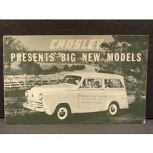 Crosley Presents Big New Models Sales Brochure