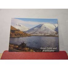 WASTWATER and GREAT GABLE, CUMBRIA unused postcard by Whiteholme =