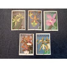 ICOLLECTZONE Suriname 427-431 XF NH flowers