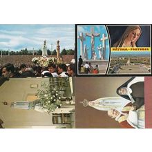 Holy Mary Statue Portugal Fatima 4x Postcard s