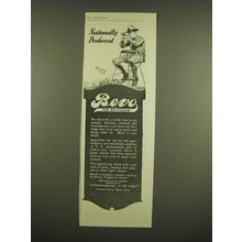1918 Anheuser-Busch Bevo Beverage Ad - Nationally Preferred
