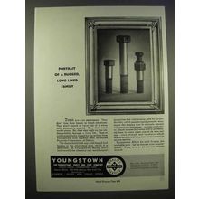 1946 Youngstown Alloys Ad - A Rugged Long-Lived Family