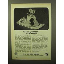 1964 U.S. Savings Bonds Ad - How To Buy