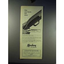 1965 Mossberg Model 500 Shotgun Ad - Flick your Thumb