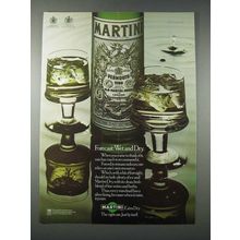 1978 Martini & Rossi Vermouth Ad - Forecast: Wet & Dry
