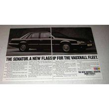 1985 Vauxhall Senator Car Ad - A New Flagship for Fleet